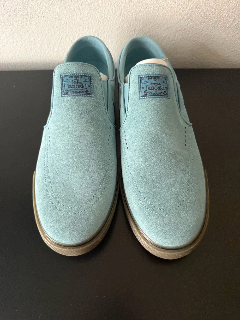 Nike SB Zoom Stefan Janoski+ Slip Denim Turquoise Cacao Wow Men's Size 14